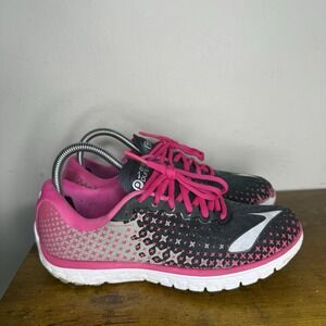 Brooks Pure Flow 5 Training Shoes Women's Size 8.5 Black Pink